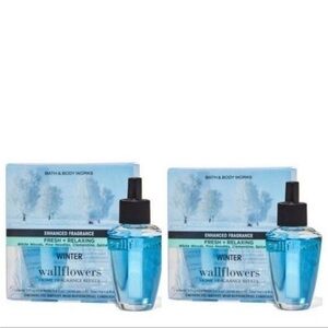Bath & Body Works Wallflower refills X4 Bulbs WINTER 2 Boxes NEW
